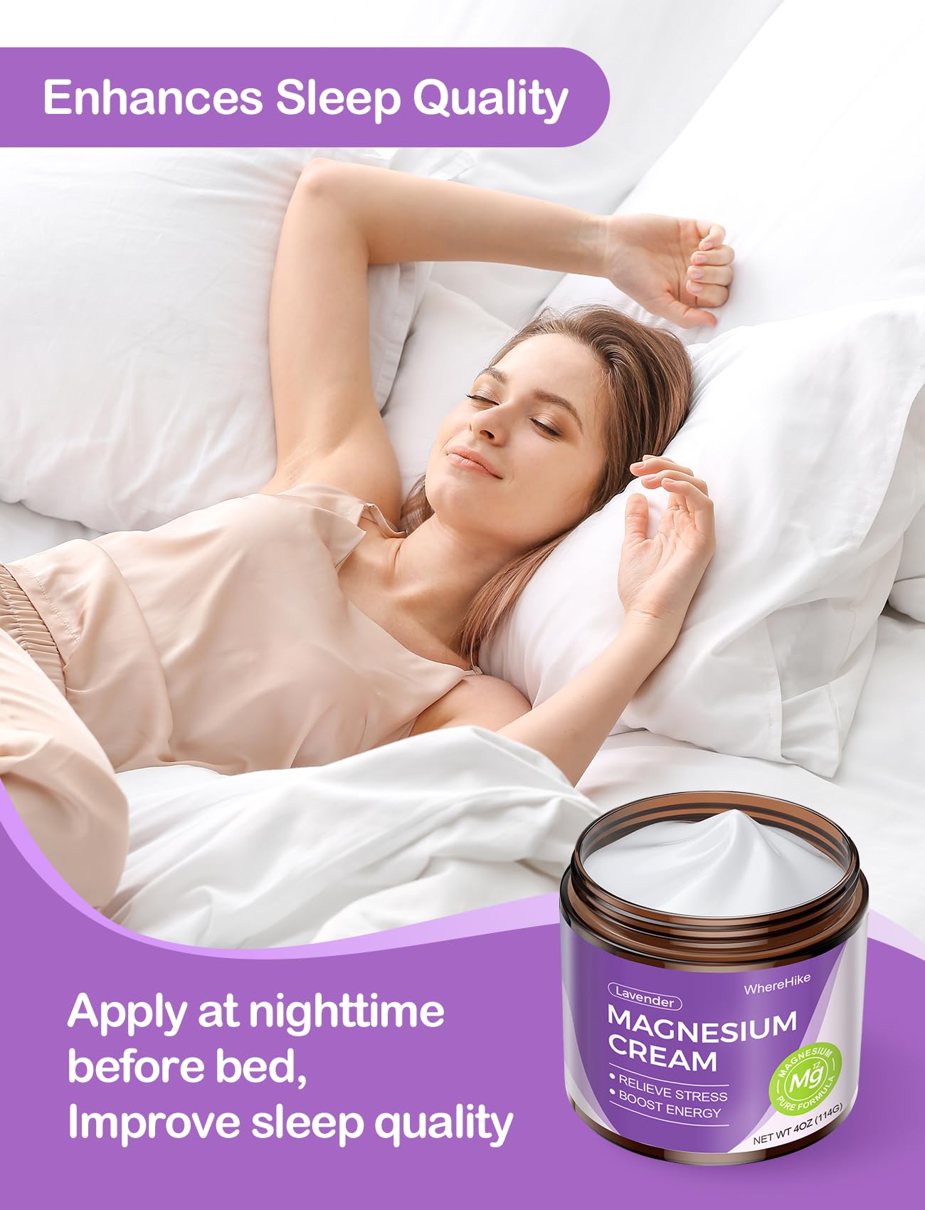 STILIP crema de magnesio envase práctico para ritual nocturno