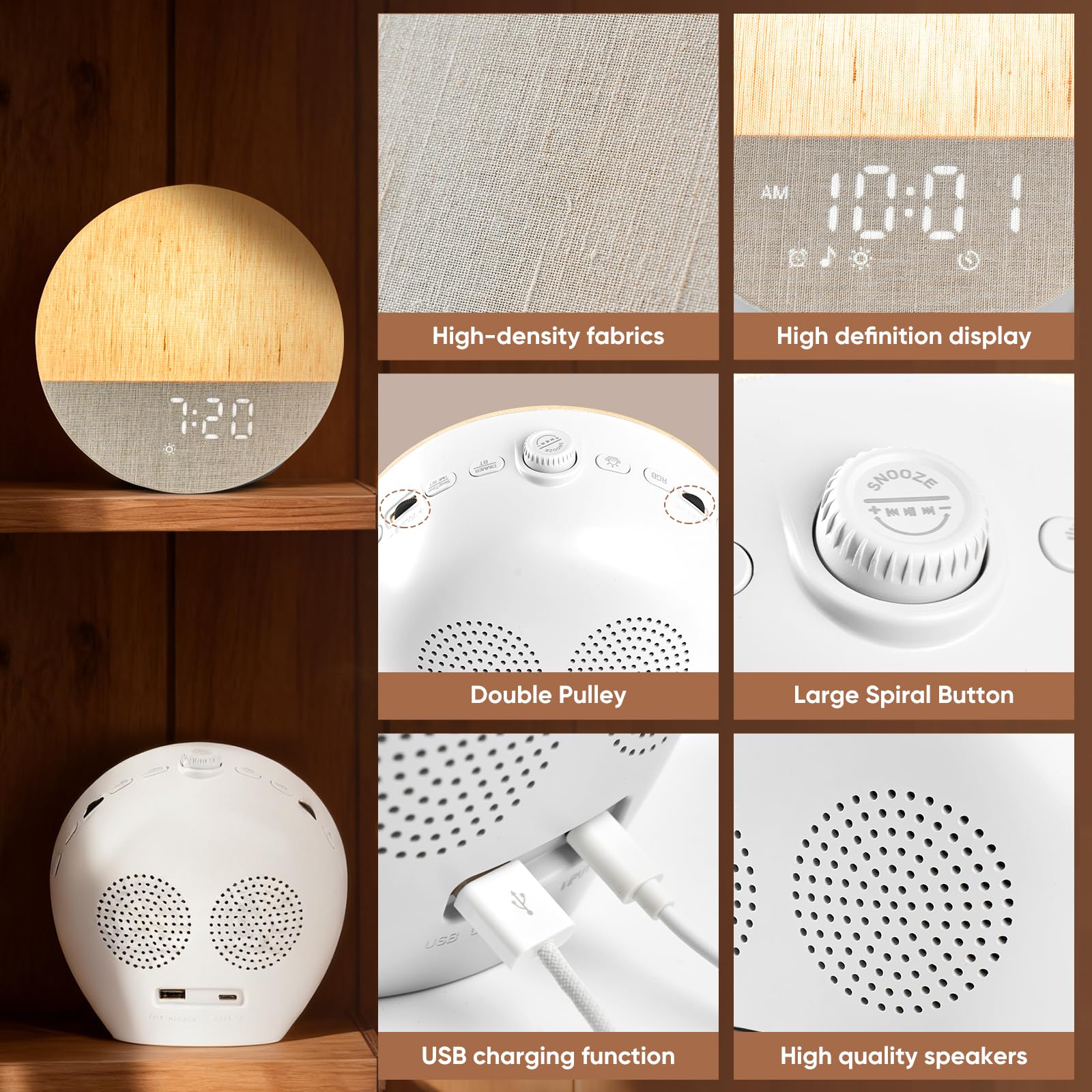 Stillstorm Hatch sonidos naturales para crear un ambiente relajante.