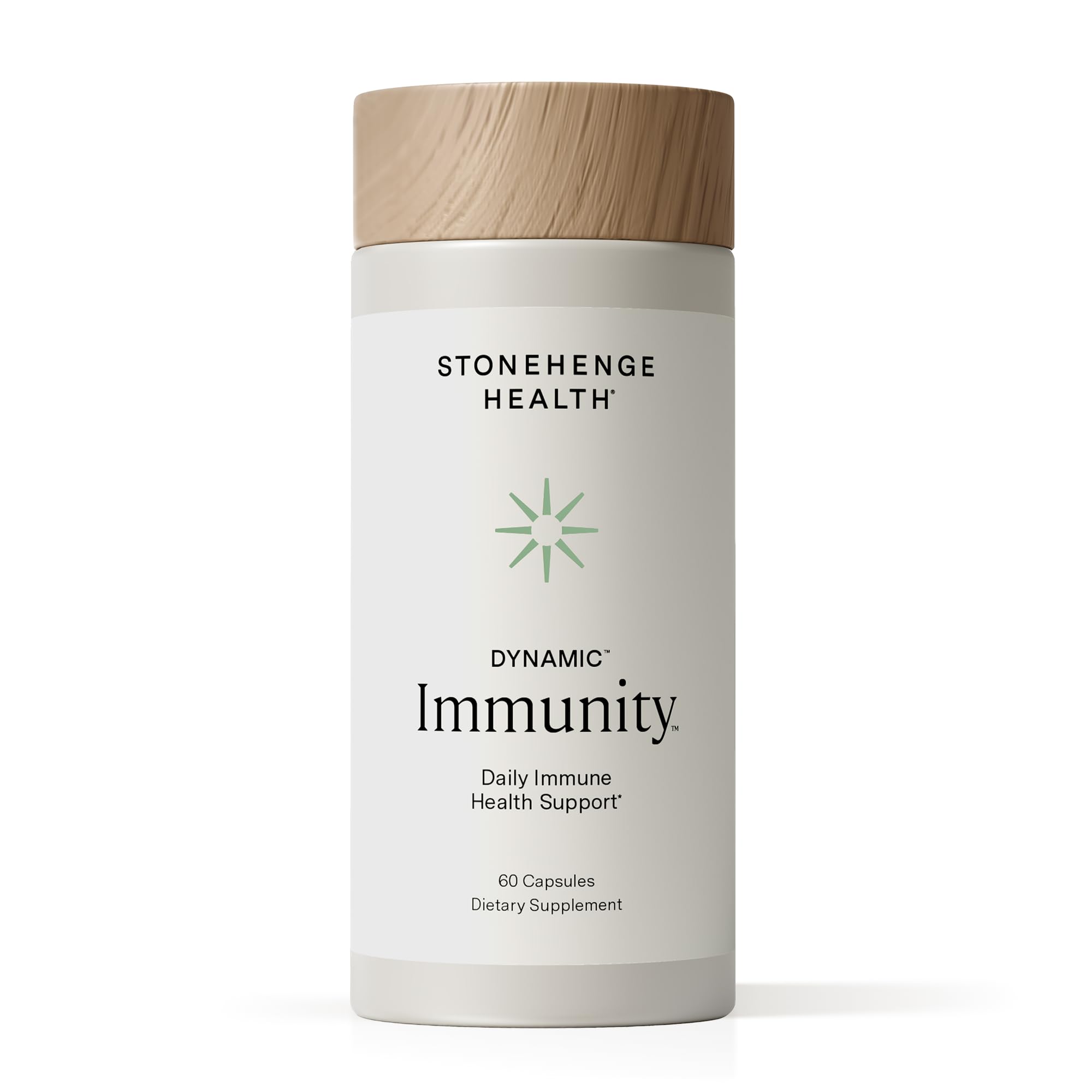 Stonehenge Health Inmunidad Dinámica, botella vertiendo para apoyo diario de la inmunidad.