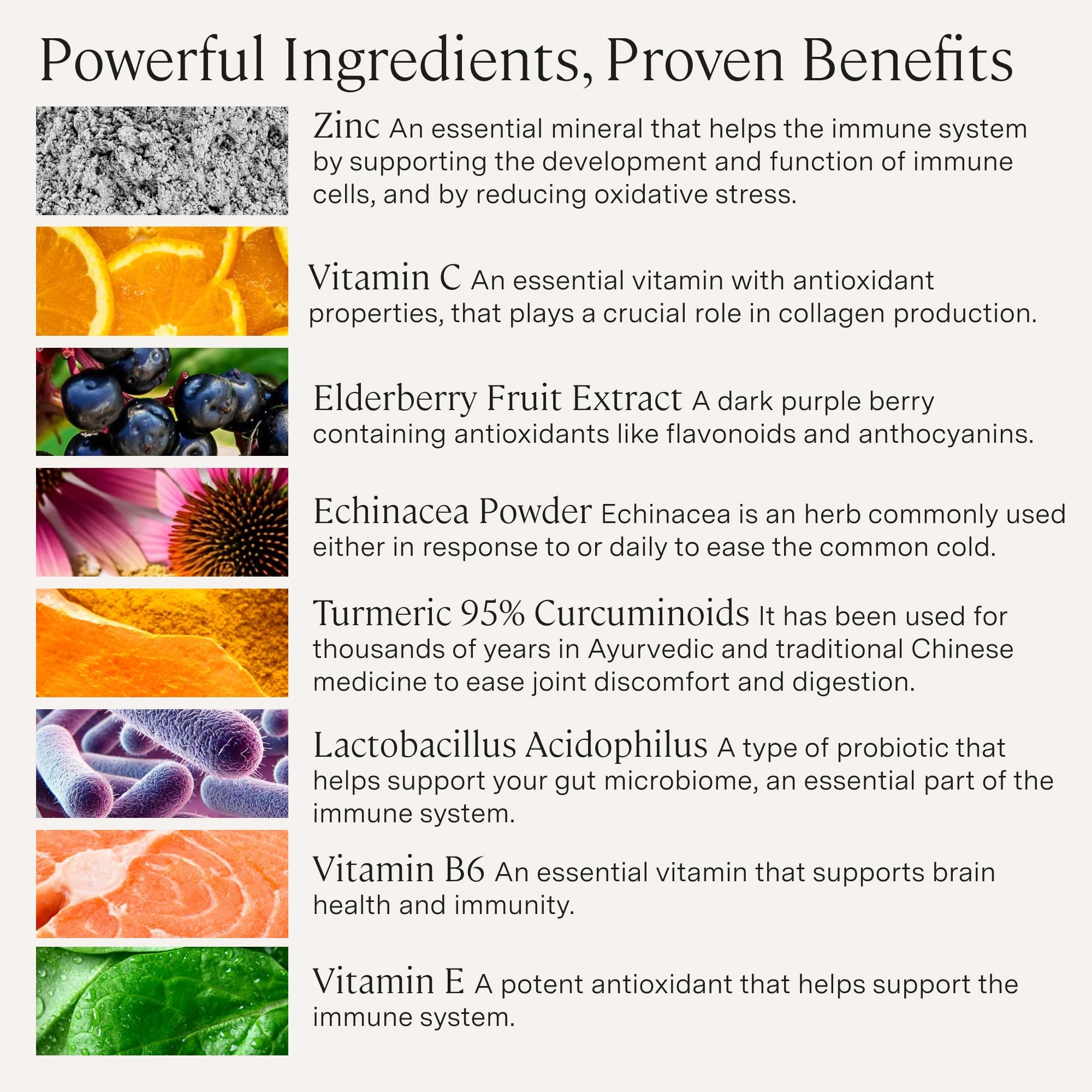 Etiqueta del producto Stonehenge Health Inmunidad Dinámica con información clara.