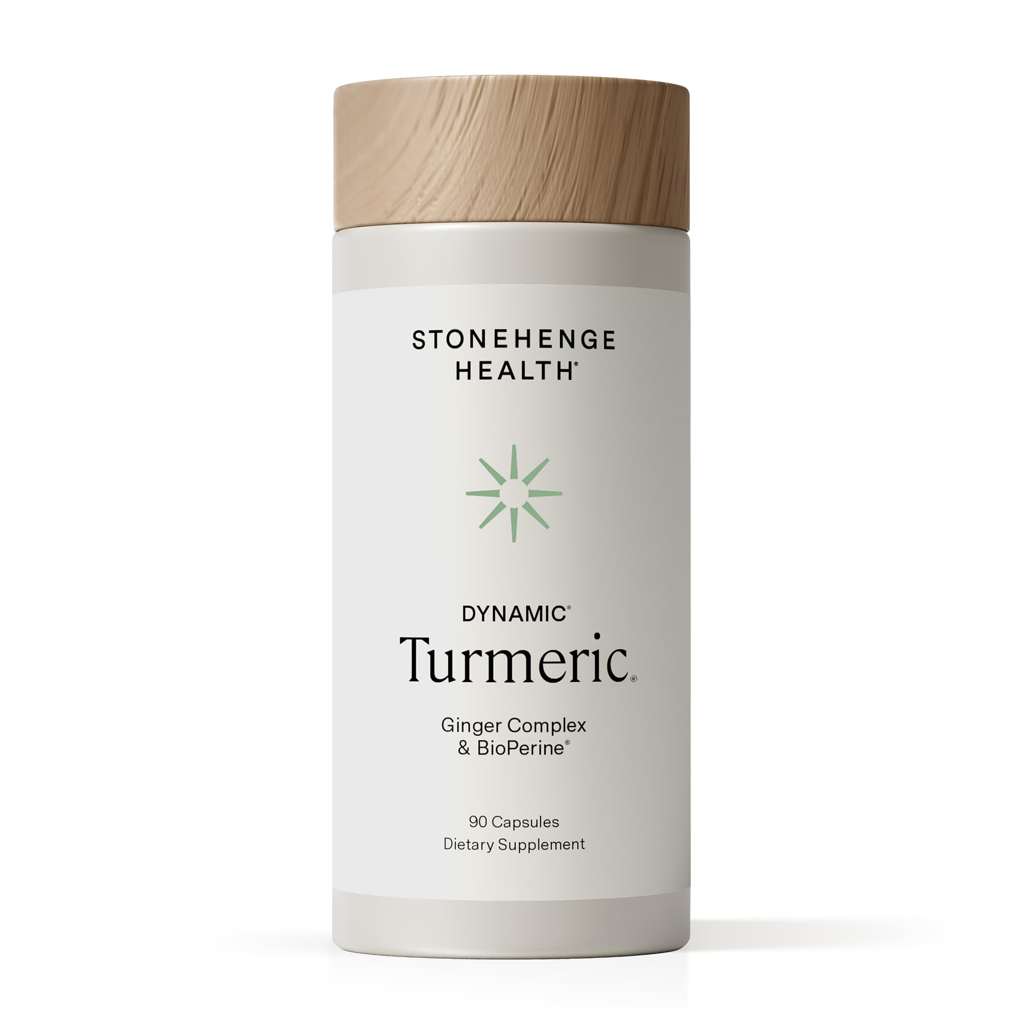 Stonehenge Health Dinamico cápsulas frente con posible apoyo al bienestar diario