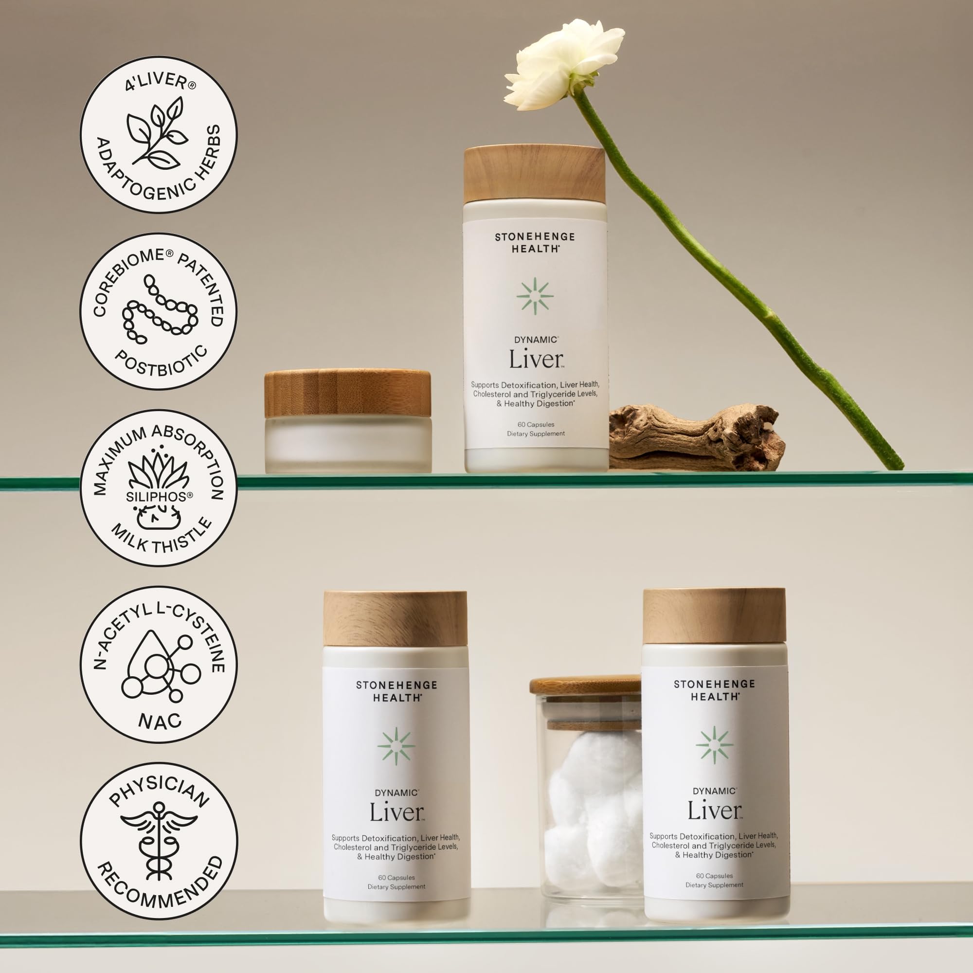 Stonehenge Health Higado Dinámico, proceso de fabricación en Estados Unidos.