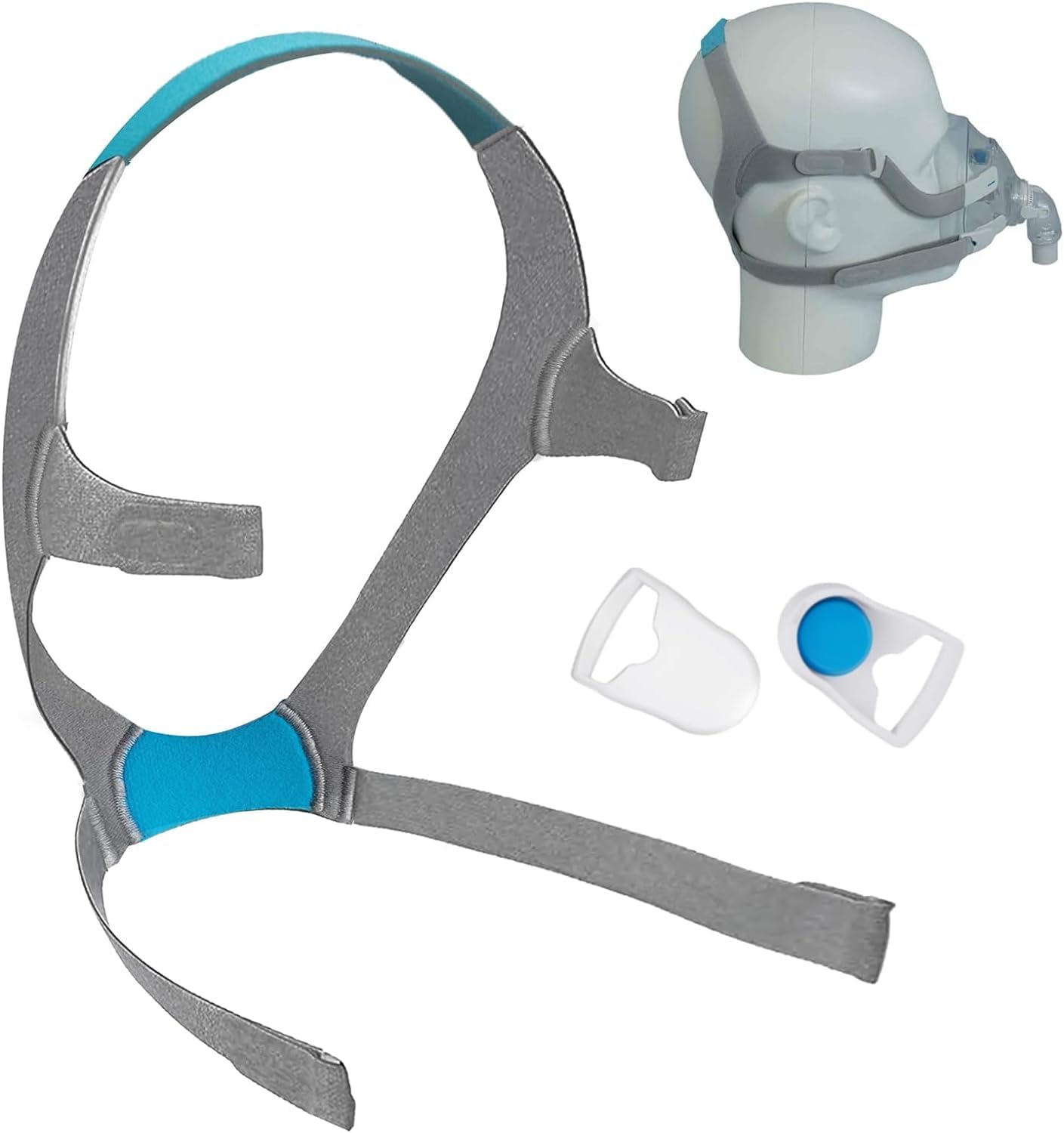 Stonespace Airfit F20 cabezal medio con clips, ajuste seguro para dormir