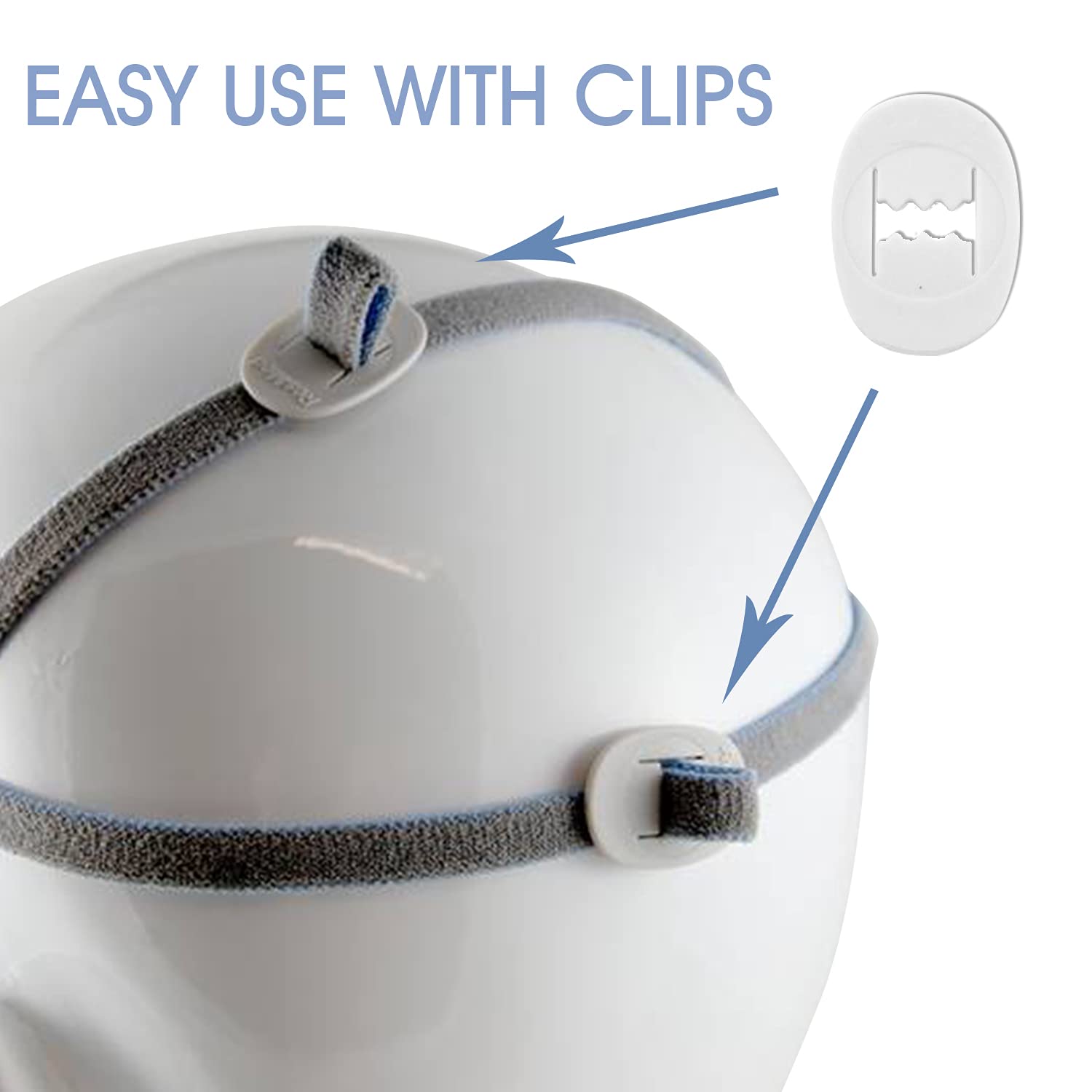 stonespace Airfit P10, correa de cabecera con clips de ajuste para talla perfecta