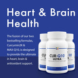 Stop Aging Now CUR-Q10 Ultra Complex: etiqueta frontal para uso confiable.