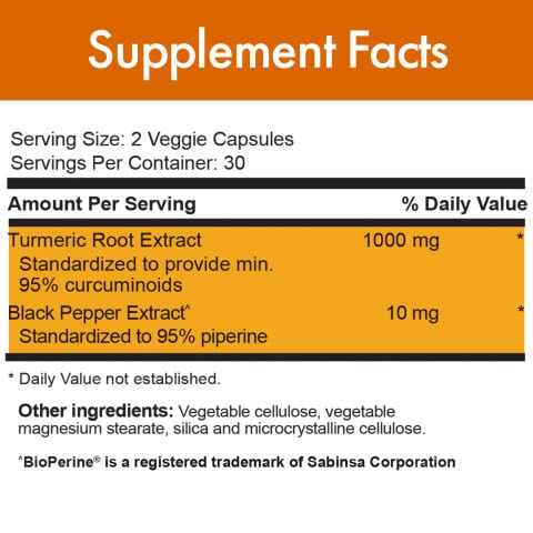 Stop Aging Now Curcumin2K, etiqueta lateral, destaca cúrcuma y pimienta negra