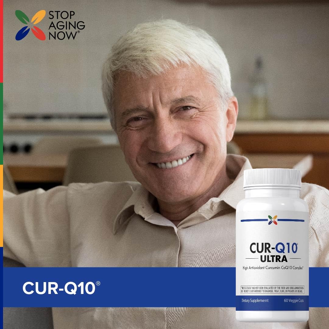 Stop Aging Now etiqueta dorada que transmite calidad y confianza.