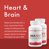 Stop Aging Now MAX-Q10, cápsulas vertidas, dosificación fácil para uso diario