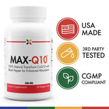 Stop Aging Now MAX-Q10, caja de presentación, empaque de calidad