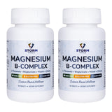 STORM VITALS Magnesium + B-Complex, tabletas recubiertas para toma suave y diaria