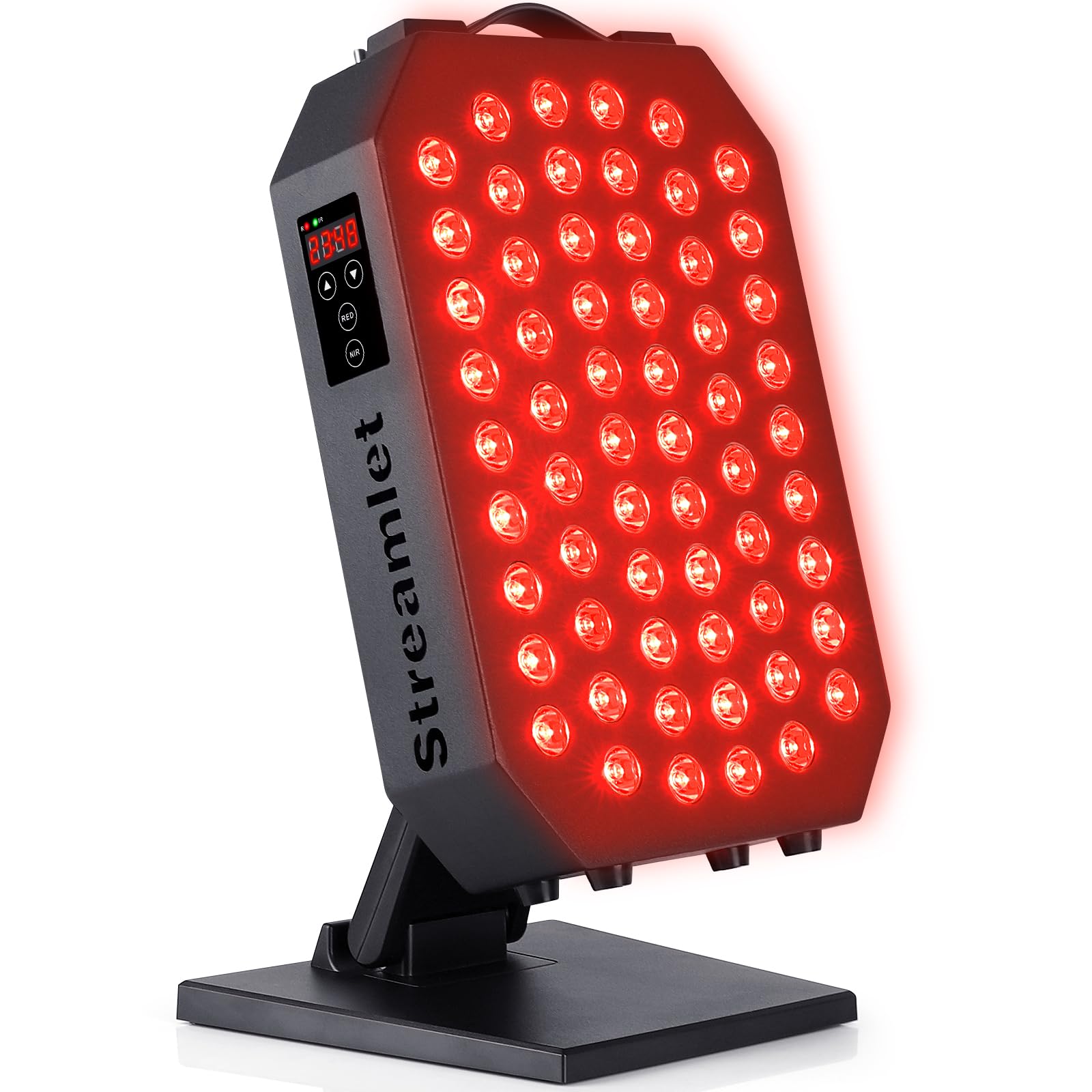 Streamlet Panel de luz roja para cara y cuerpo, uso en casa seguro.
