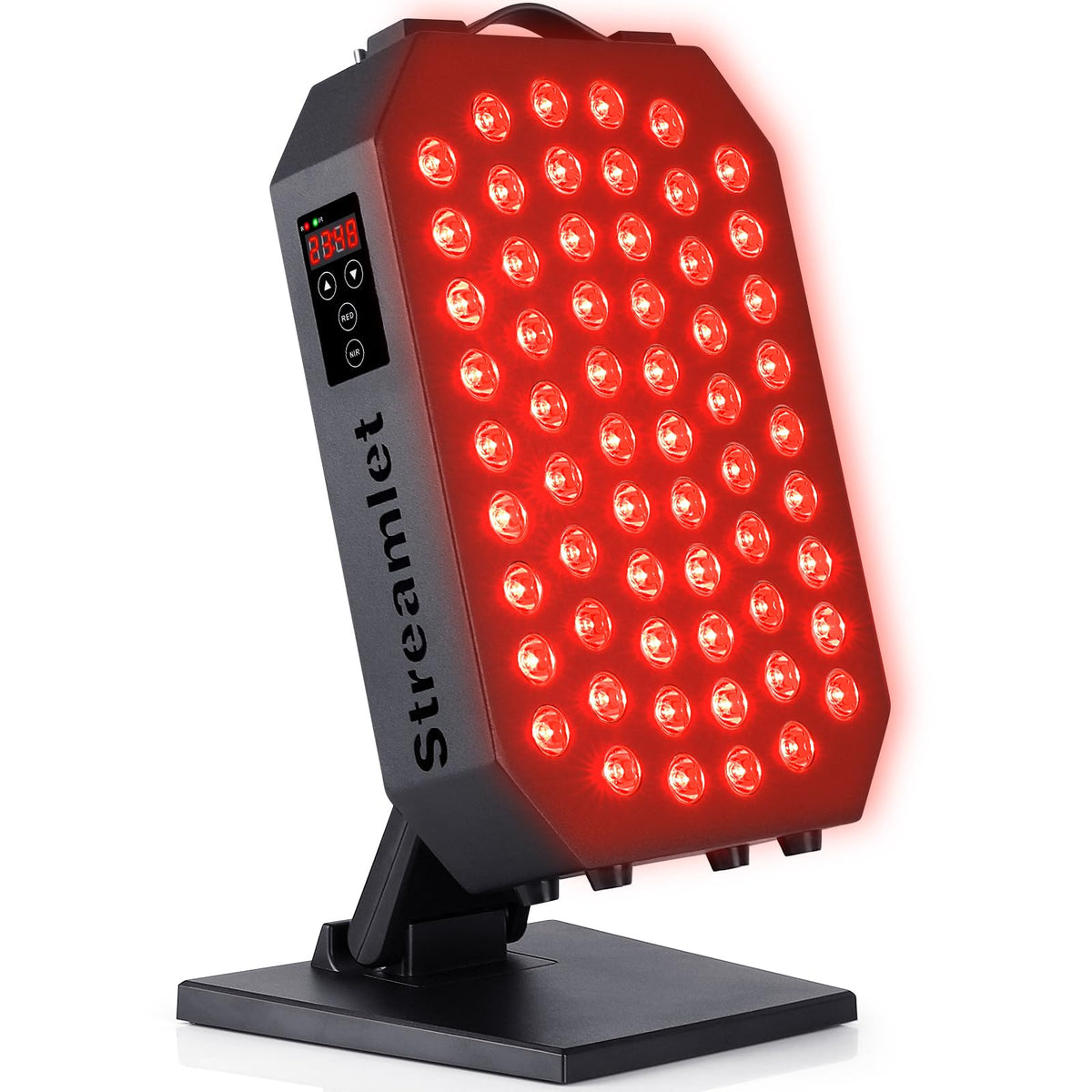 Streamlet Panel de luz roja para cara y cuerpo, uso en casa seguro.