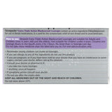 Strepsils Extra Triple Action envase compacto para llevar en bolsa o bolsillo.