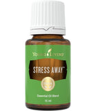 Aplicación con aceite portador de Stress Away para masaje ligero y agradable.