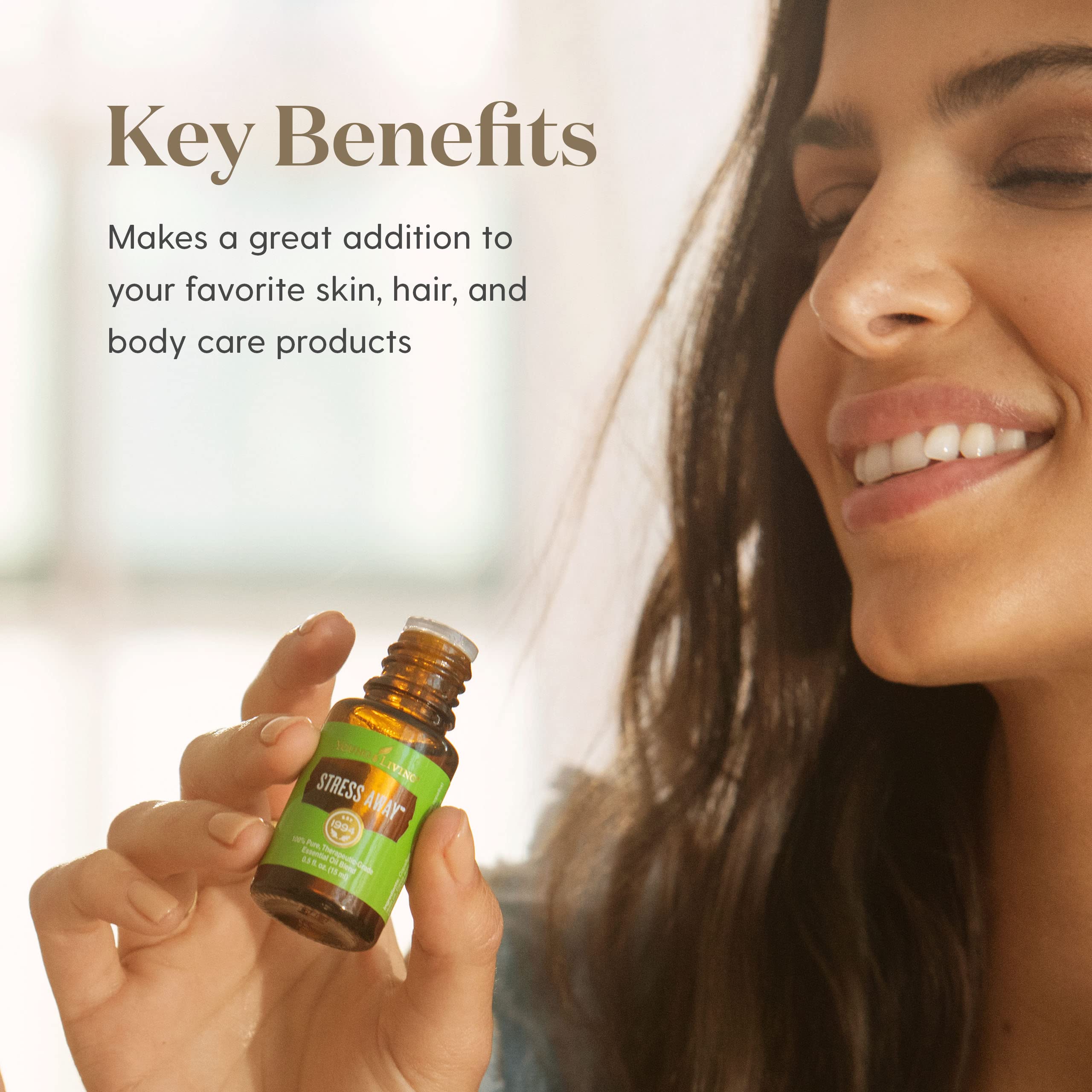 Aromaterapia ambiental con Stress Away para un espacio tranquilo.