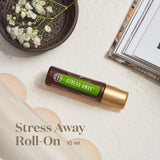 Aplicación en pulsera con Stress Away para calma rápida.