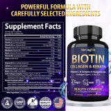 Presentación en botella de StrongVit Biotina 10000mcg