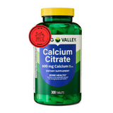 STS Home citrato de calcio 600 mg, botella frontal, apoyo a la salud ósea.