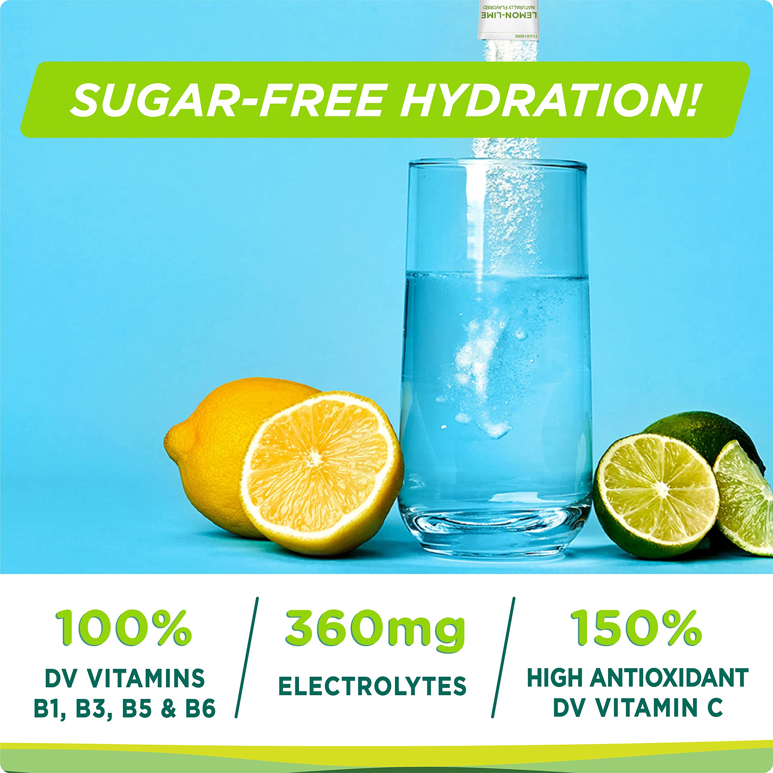 Preparando agua: Stur añade antioxidantes y vitaminas B para tu día.