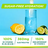 Preparando agua: Stur añade antioxidantes y vitaminas B para tu día.