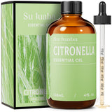 aceite citronela SU JUABA en botella ámbar para aromaterapia y purificación del aire
