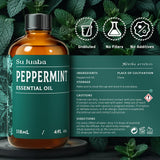 SU JUABA Aceite de Menta para limpieza del hogar, aroma fresco