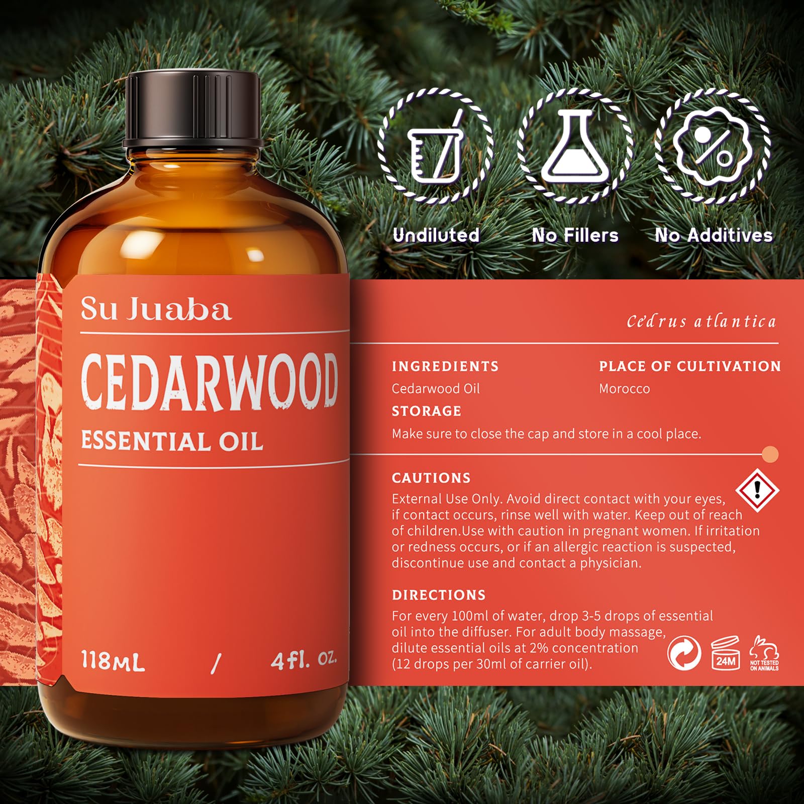 Proyectos DIY con aceite de cedro SU JUABA