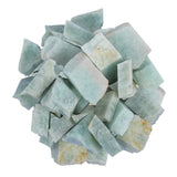 SUBSH Amazonita: cristales crudos de 1 lb para colección y proyectos de bricolaje.