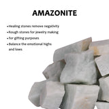 SUBSH Amazonita: piedra para equilibrio emocional y decoración serena.
