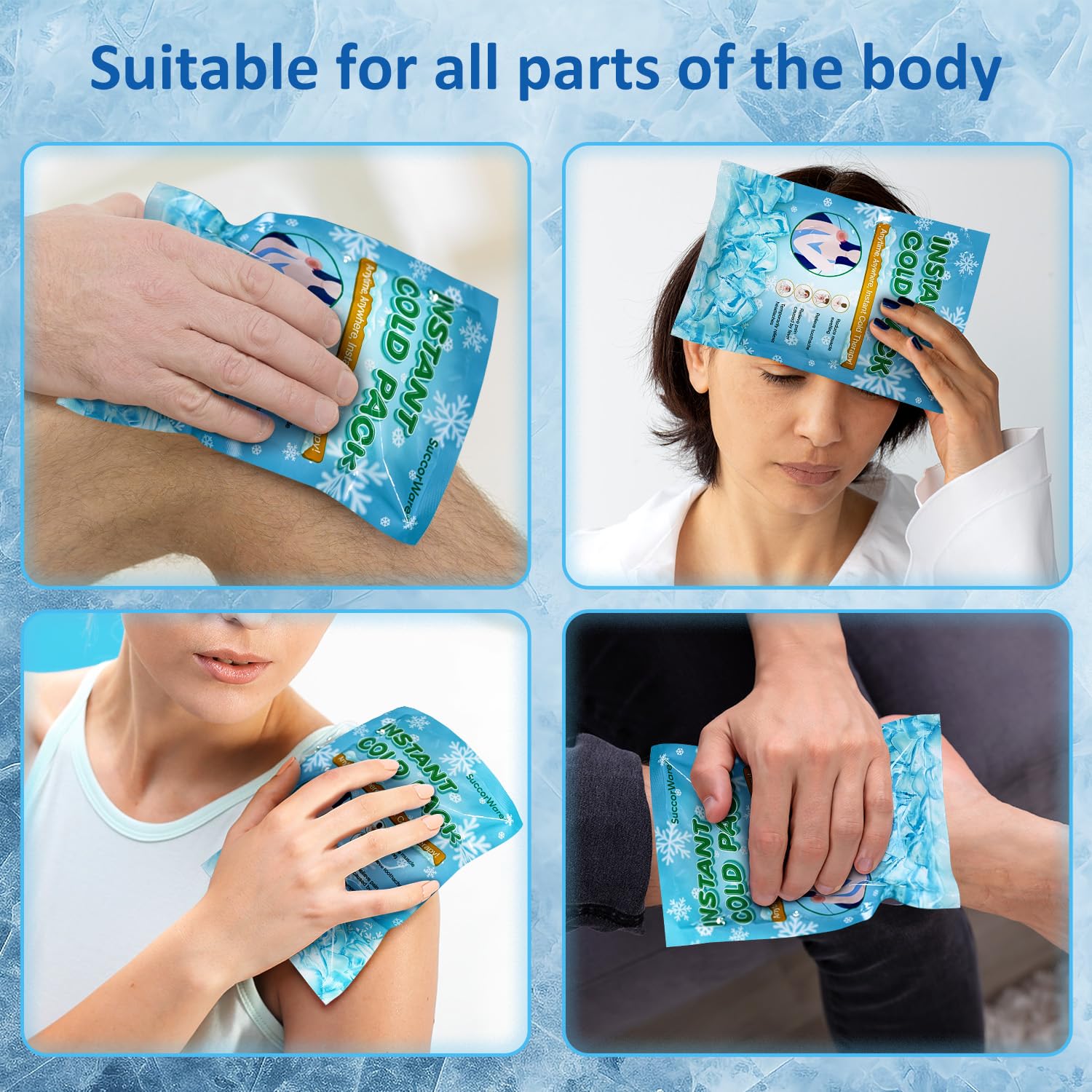 SuccorWare: uso en cuerpo completo, desde rodilla hasta cuello