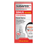 Sudafed Sinus Severe Original aerosol nasal, alivio de congestión hasta 12 horas