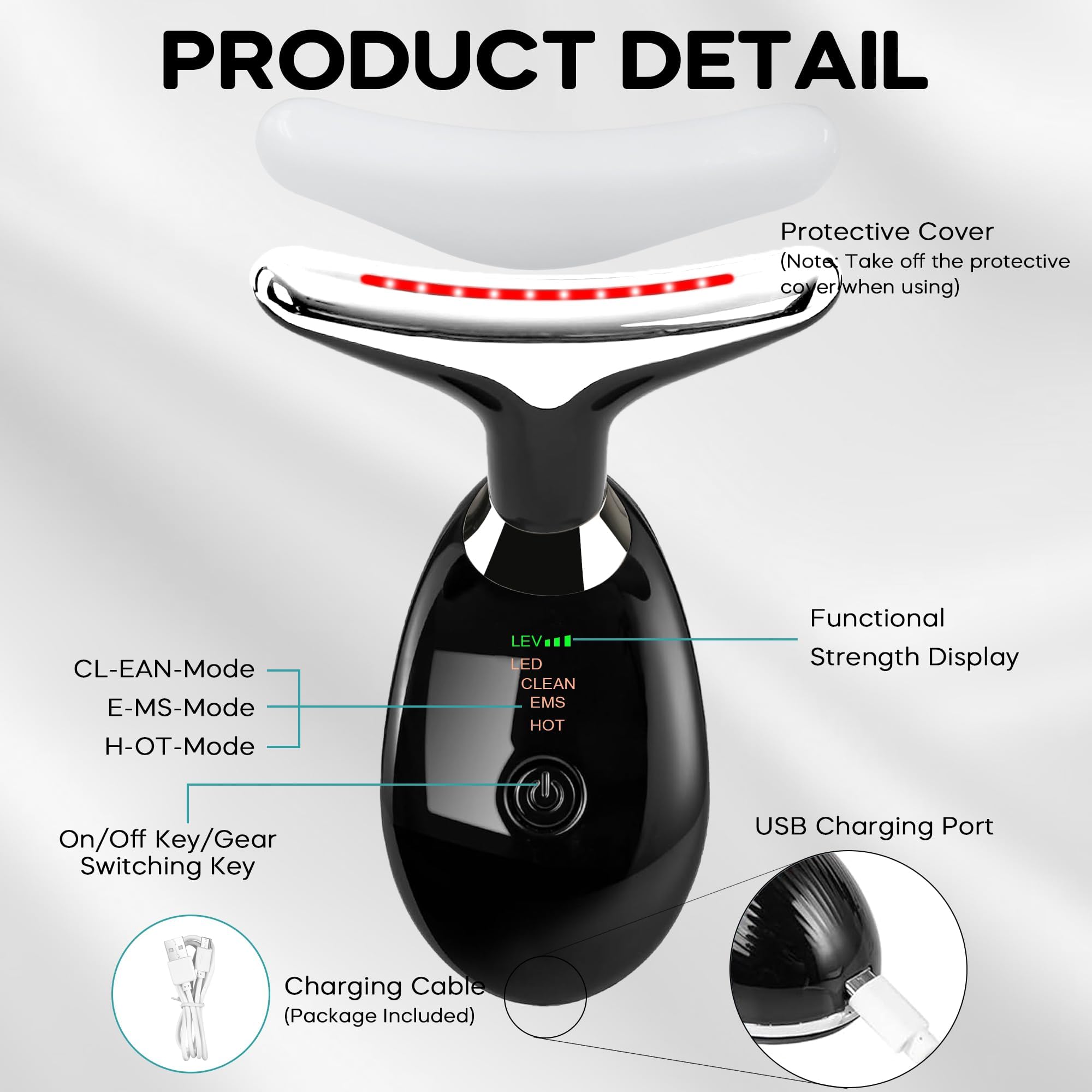 Suenohyu Masaje facial con calor suave para mejorar absorción de cremas.