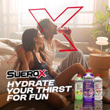 Suerox Sabor Arándano, botella 1L, hidratación diaria sin calorías.