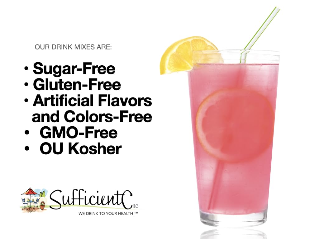 Sufficient-C Glutenizer Force Plus kiwi-fresa mezcla instantánea para digestión