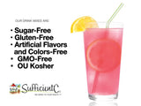 Sufficient-C Glutenizer Force Plus kiwi-fresa mezcla instantánea para digestión