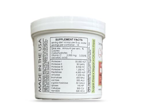 Sufficient-C Glutenizer Force Plus kiwi-fresa vertido suave para mezclar en bebida