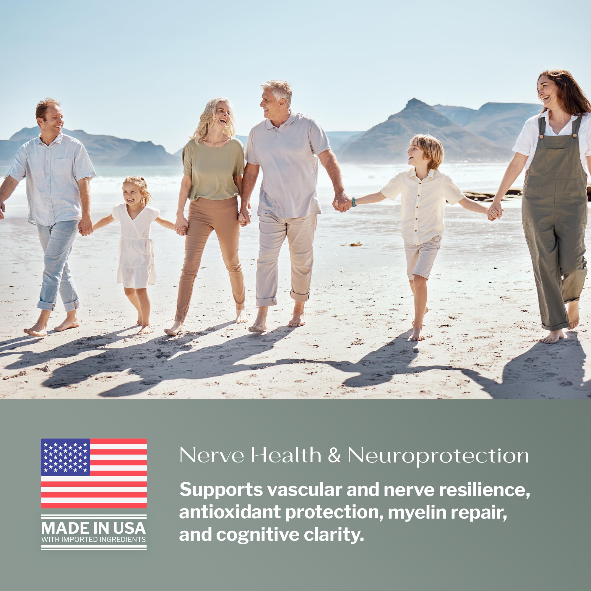 Moléculas de ácido alfa-lipoico y vitaminas en SugarMD Neuropatía