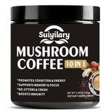 Envase de 150 g de Suiyilary Café de Hongos para almacenamiento práctico diario.