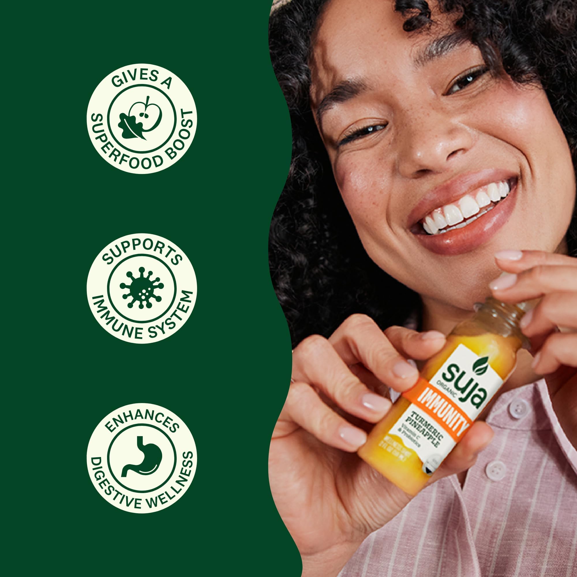 Suja Shot Probioticos Vivos, favorece la digestión y la salud intestinal