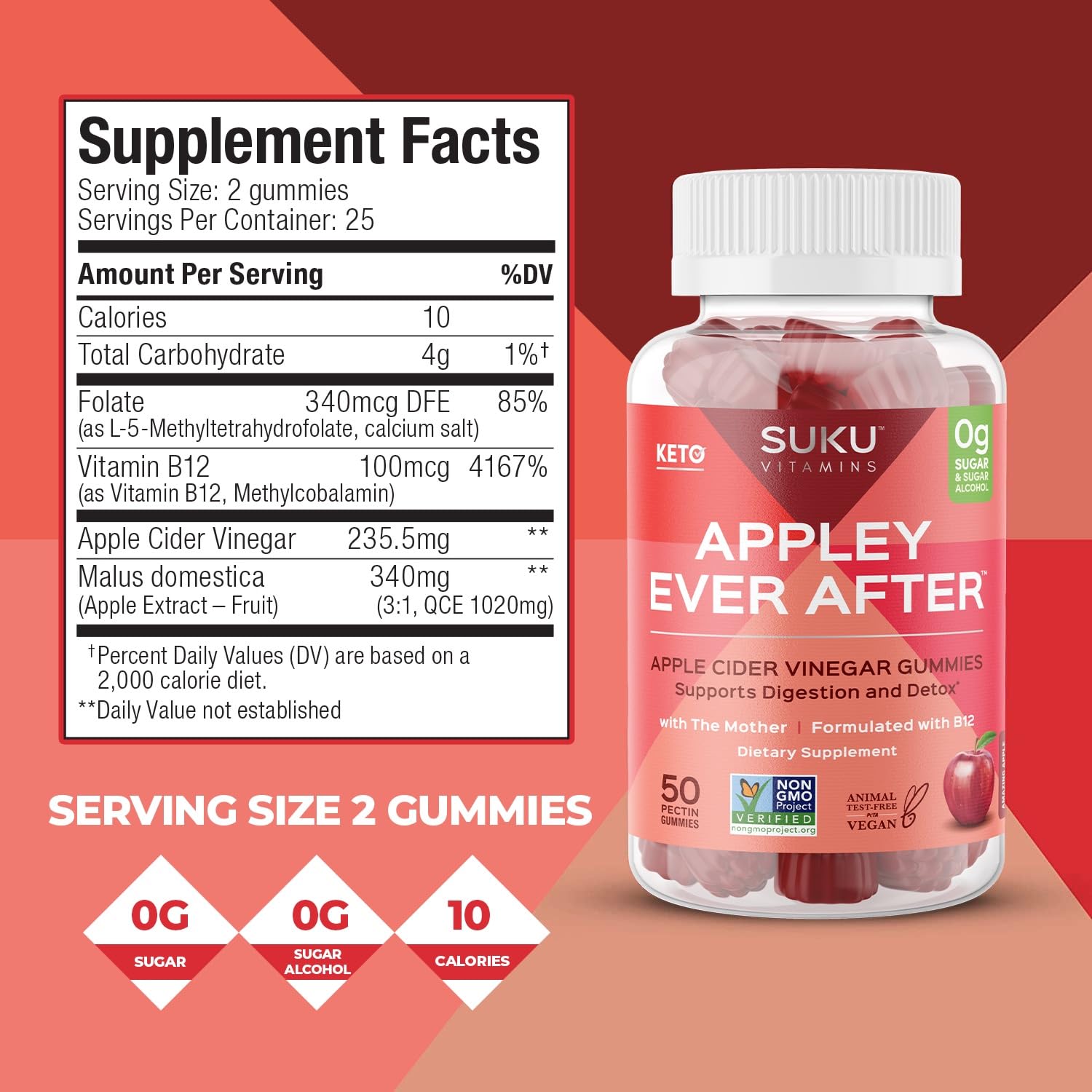 Sabor a manzana de SUKU Appley Ever After, aroma fresco.