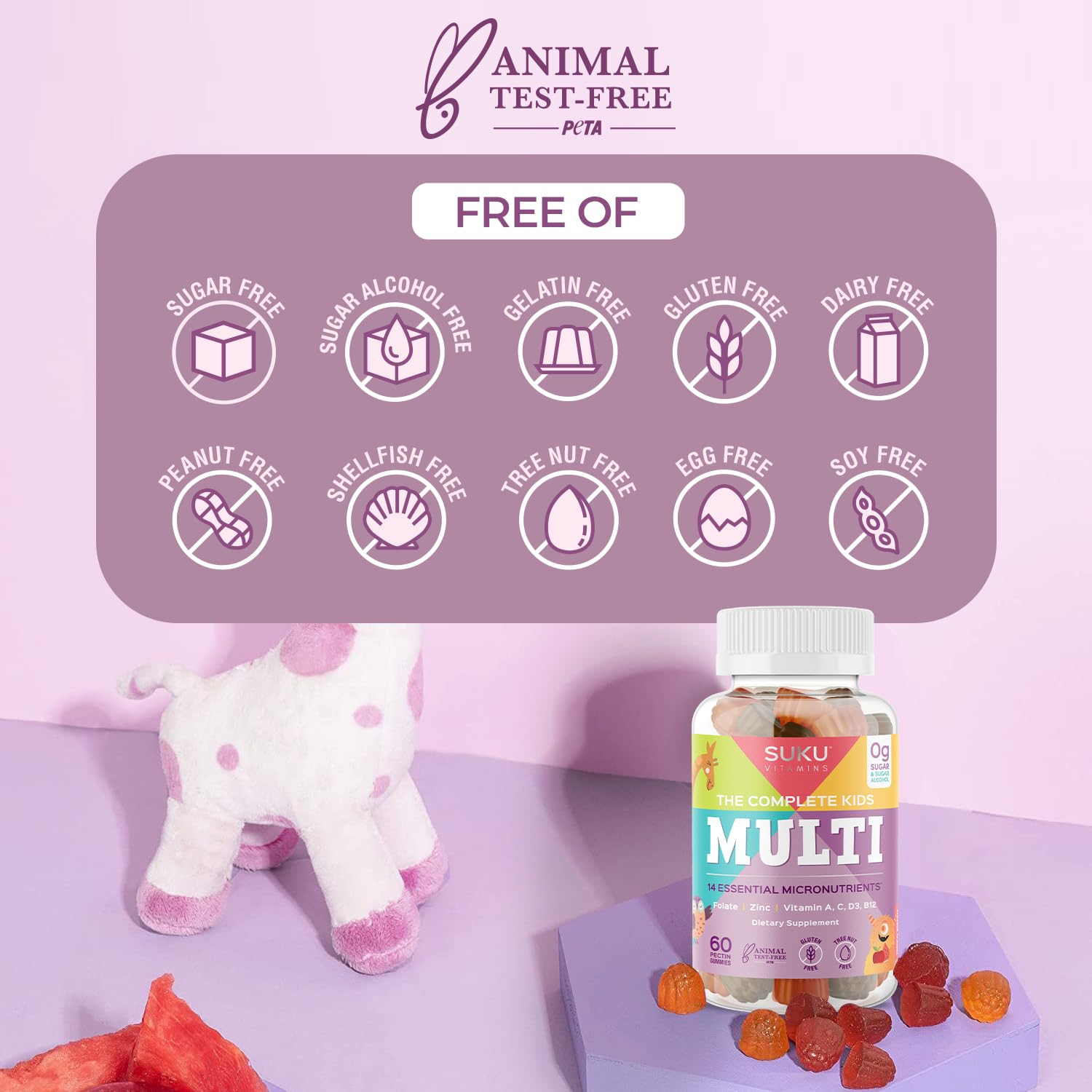 SUKU gominolas sabor tropical, experiencia gustativa para niños