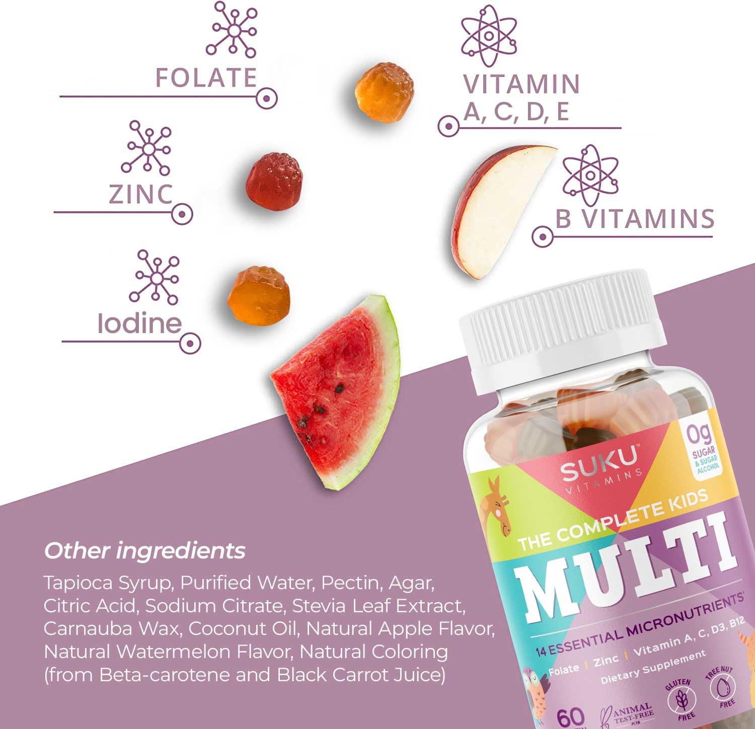 SUKU gominolas sin gluten para dietas sensibles