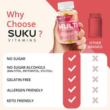 SUKU Vitaminas: envase práctico para llevar a casa o la oficina.