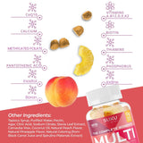 SUKU Vitaminas: etiqueta libre de gluten y sin alérgenos comunes.