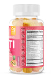 SUKU Vitaminas: gomitas sabor piña-durazno para bienestar general.