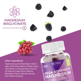 Uso diario recomendado de SUKU Magnesio en gomitas.