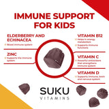 Nino tomando una gomita SUKU, experiencia de sabor agradable.
