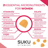 SUKU Vitaminas: opción vegetariana compatible con dieta cetogénica.