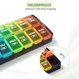 Sukuos dispensador transparente permite ver dosis claramente.