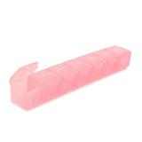 Sukuos Organizador de pastillas semanal de 7 días, ideal para dosis diarias ordenadas.